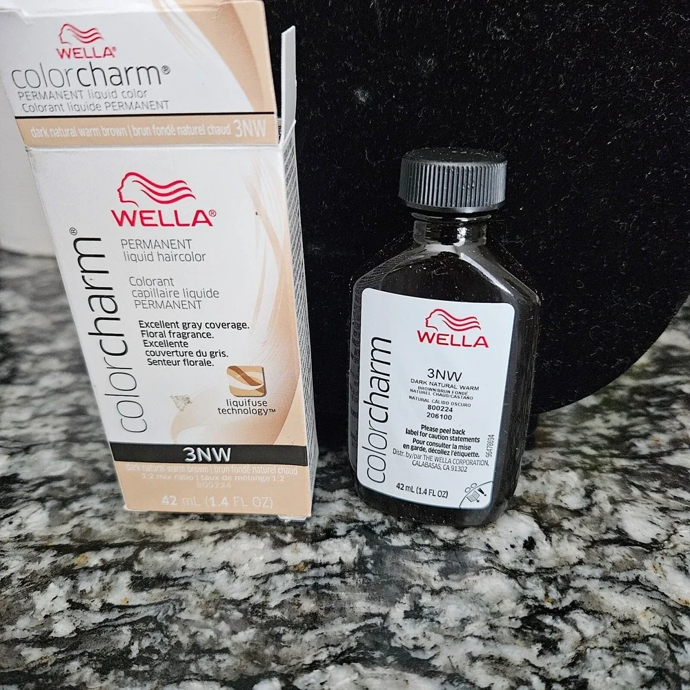 3NW Wella‎ Color Charm Permanent Liquid Hair Color  NIB